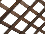 72.5 x 31.5 x 149.5 cm 45L Garden Wooden Pine Trough Planter with Topped Trellis Climbing Plants T3398P314707