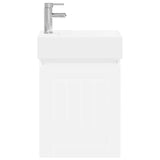 Bathroom Vanity Unit with Tap White 45.5 x 25.5 x 84 cm 889481