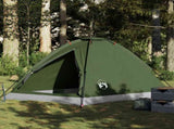 Camping Tent Dome 4-Person Olive Green Waterproof 4009636