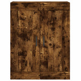 Highboard Smoked Oak 69.5x34x180 cm Engineered Wood 3199558