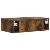 Wall-Mounted Side Table Smoked Oak 87.5 x 34.5 x 17 cm 898840