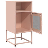 ZNTS Bedside Cabinet Pink 36x39x78 cm Cold-rolled Steel 853411