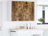 Wall Cabinet PORTO Smoked Oak 80 x 31 x 80 cm Engineered Wood 885410