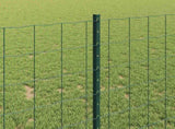 Welded Wire Fence 25 x 1 m PVC-Coated Steel Green Mesh 3336022