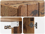 Wall-Mounted Cabinet Old Wood 66 x 34.5 x 92 cm Engineered Wood 898233