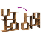 Room Divider Bookcase Old Wood 92x29x112 cm Engineered Wood 858127