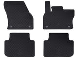 Car Mat 4 pcs Black suitable for koda KODIAQ 2017-2023 Rubber 42029085