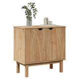 Hallway Cabinet OTTA 75x40x75 cm Solid Wood Pine 4013461