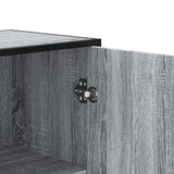Highboard Grey Sonoma 68x35x139 cm Engineered Wood 3300833