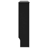 Radiator Cover Black 112x19x81.5 cm Engineered Wood 288174