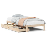 Bed Frame with Drawers without Mattress 90x190 cm Single 3301934