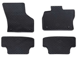 Car Mat 4 pcs Black suitable for Audi A3 2012-2020 Rubber 42029070