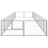 Dog Kennel Silver 20 m Steel 3082126
