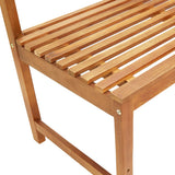 Bistro Set Brown Solid acacia wood N/A Foldable Bistro Set 3057863