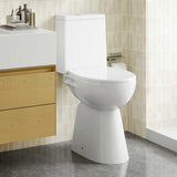 Rimless Toilet 7 cm Extra Height Soft Close Ceramic White 145779