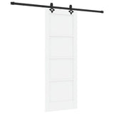 Sliding Door ORKDAL White 73.5 x 198.5 cm Solid Pine Wood 3333635