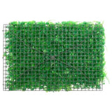 Artificial Fern Leaf Fence 24 pcs Green 40x60 cm 366647