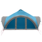 Tipi Tent with Roof Blue 18-Person Polyester and Steel 42028620