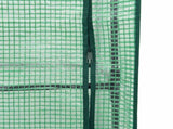 Garden Planter with Greenhouse Cover&Wheels 3 pcs Brown PP 3423061