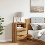 ZNTS Bedside Cabinet Artisan Oak 40x36x65 cm Engineered Wood 856846