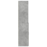 Highboard Concrete Grey 70x42.5x185 cm Engineered Wood 3281374