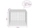 Gabion with 5 mm Wire and 5x2.5 cm Mesh 50x100x50 cm 3463843