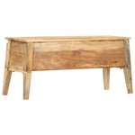 Storage Box 99x35x48 cm Solid Mango Wood 286462