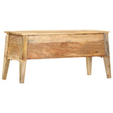 Storage Box 99x35x48 cm Solid Mango Wood 286462