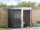 Garden Sheds Anthracite 137 x 81 x 180 cm Metal 42011291