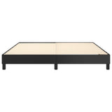Box Spring Bed Frame Black Super King Faux Leather 3121185