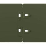 Lawn Edgings 50 pcs Olive Green 10x103 cm Cold-rolled Steel 860139