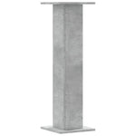 Plant Stands 2 pcs Concrete Grey 30x30x95 cm Engineered Wood 3307876