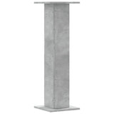 Speaker Stands 2 pcs Concrete Grey 30x30x95 cm Engineered Wood 852675