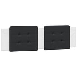 Bed Frame without Mattress "Zadar" White and Black 180x200 cm Super King Faux Leather 3208204