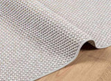 Area Rugs Rectangular LUGO Cream and Grey 80 x 200 cm Polyester 42022714