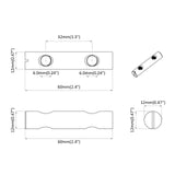 Nut 413 pcs Zinc-coated 60 x 12 mm Iron 864597