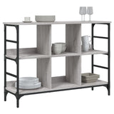 Sideboard Grey Sonoma 102x32x73.5 cm Engineered Wood 837725