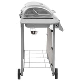 Gas BBQ Grill with 6 Burners Silver 48555