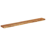 ZNTS Wall Shelf 160x20x2.5 cm Rectangular Solid Wood Acacia Live Edge 370232