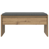 Hall Bench with Cushion Artisan Oak 83 x 38 x 40 cm 891559