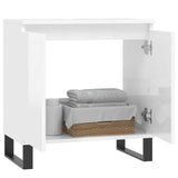 Bathroom Cabinet High Gloss White 58x33x60 cm Engineered Wood 831590