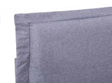 Bed Frame without Mattress Light Grey Fabric 135x190 cm Double 281166
