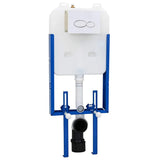 Cistern Frame Height Adjustable White 50 x 8 x 131 cm Steel 4106575