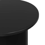 Side Table Set with Storage 2 pcs Black Oak Engineered Wood 8001011