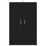 Shoe Cabinet Black 60x35x92 cm Engineered Wood 808928