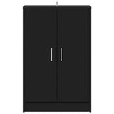 Shoe Cabinet Black 60x35x92 cm Engineered Wood 808928