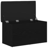 Storage Bench Black Oak 82 x 42 x 45 cm Engineered Wood 862984