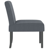 Slipper Chair Dark Grey Velvet 352452