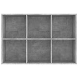 Book Cabinet Concrete grey Engineered wood 66x30x98 cm 800346