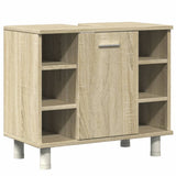 4 Piece Bathroom Furniture set Sonoma Oak Engineered Wood 3324970